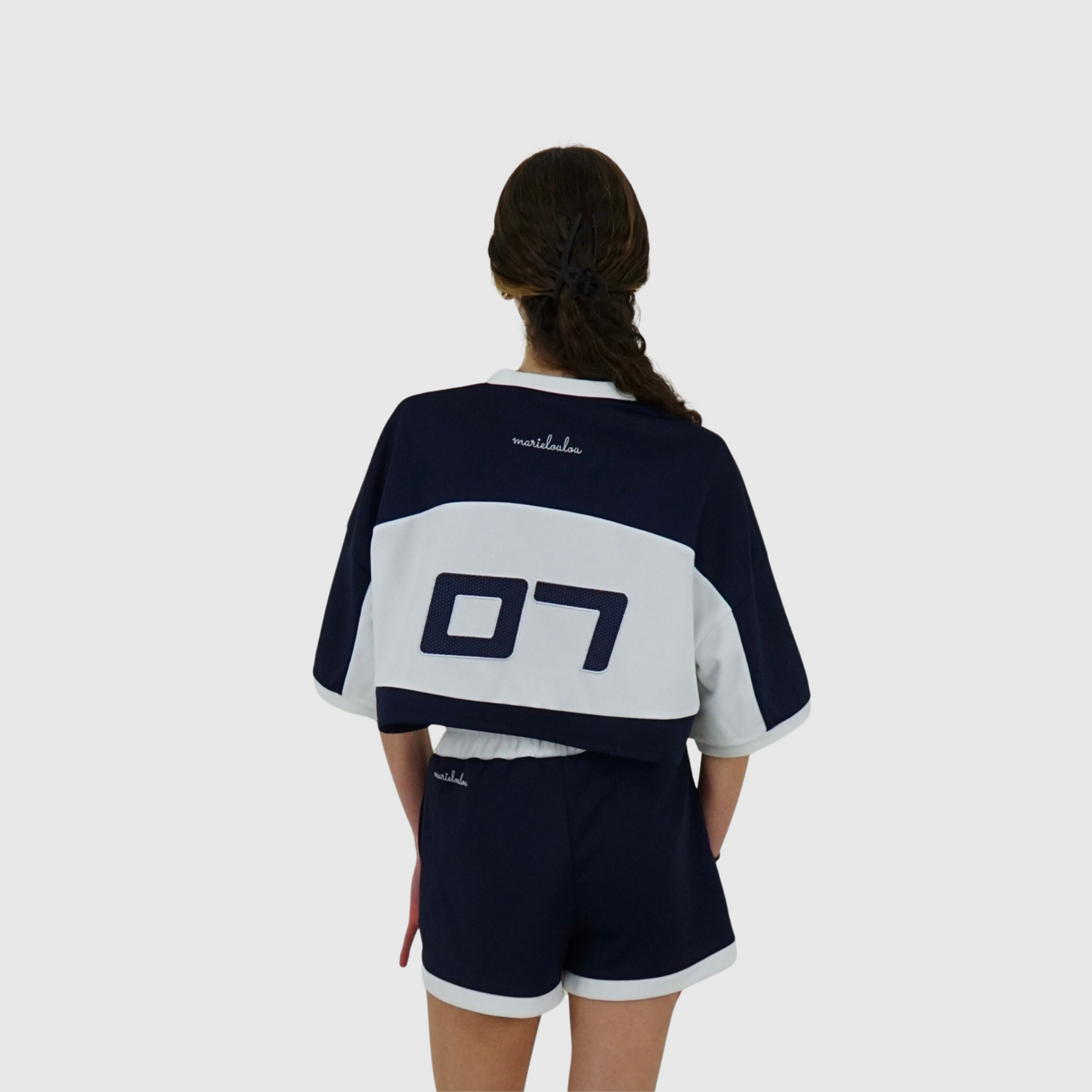 07' Cropped Jersey Crewneck - Size M