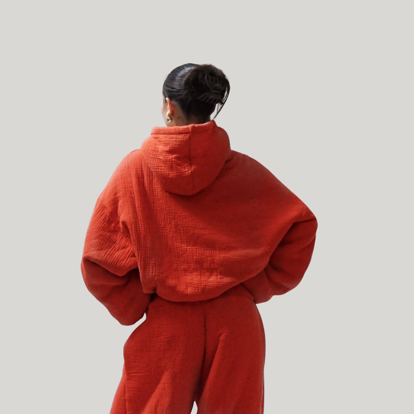 Homebody Hoodie - Orange - Size Small