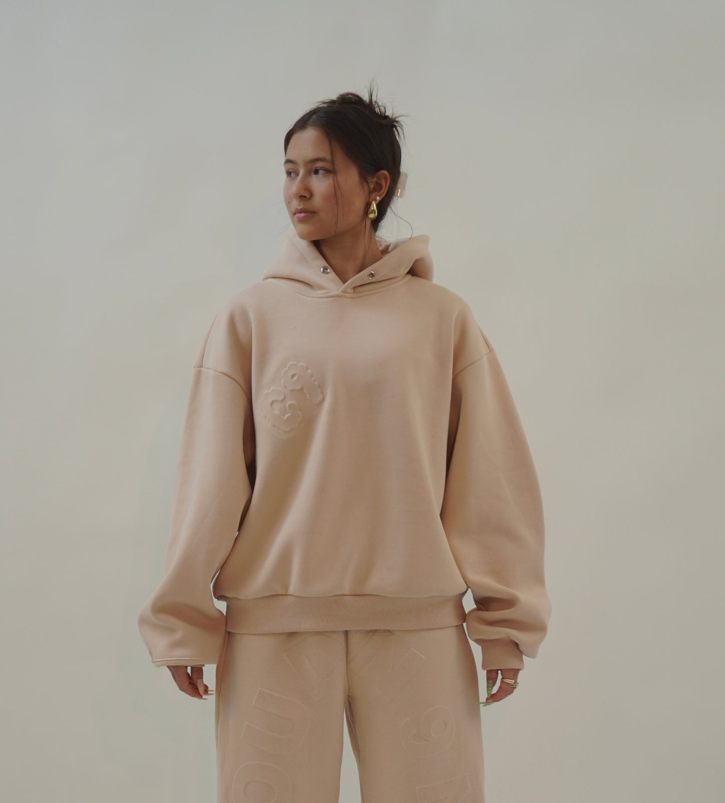 GREY Cloud N9ne Hoodie - SIZE MEDIUM