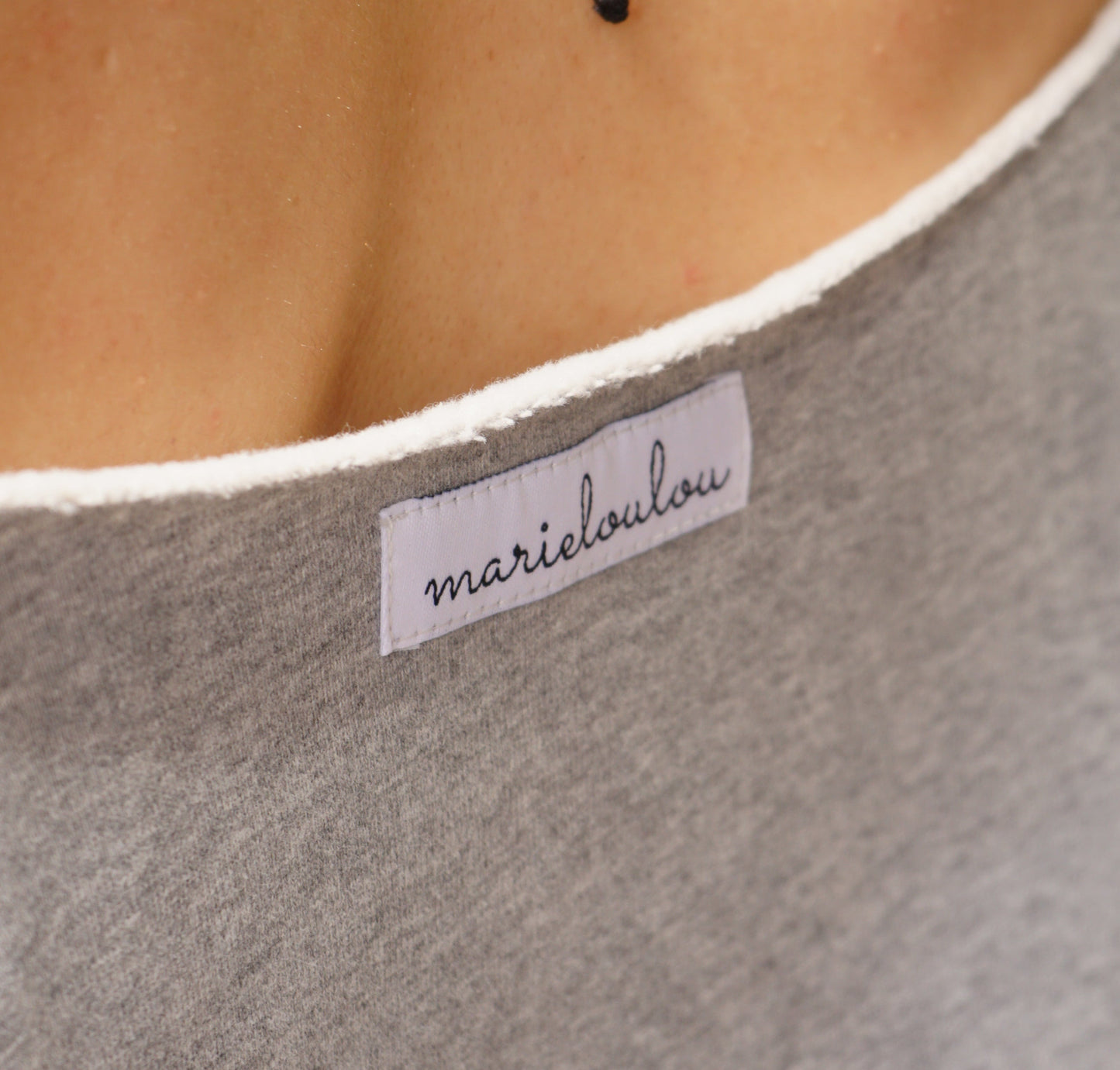 Essential Off Shoulder Crewneck Sweatshirt -  Size M