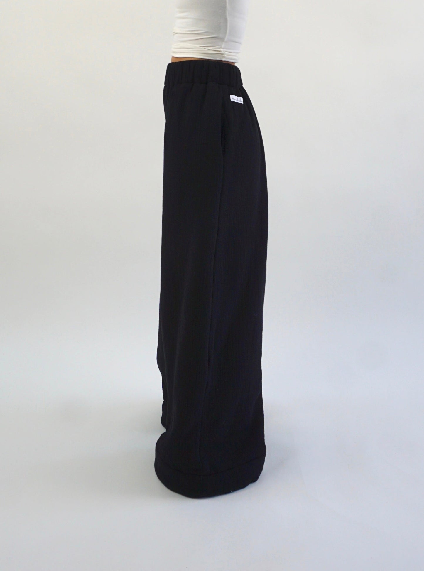 Homebody Regular Blanket Pants - Black