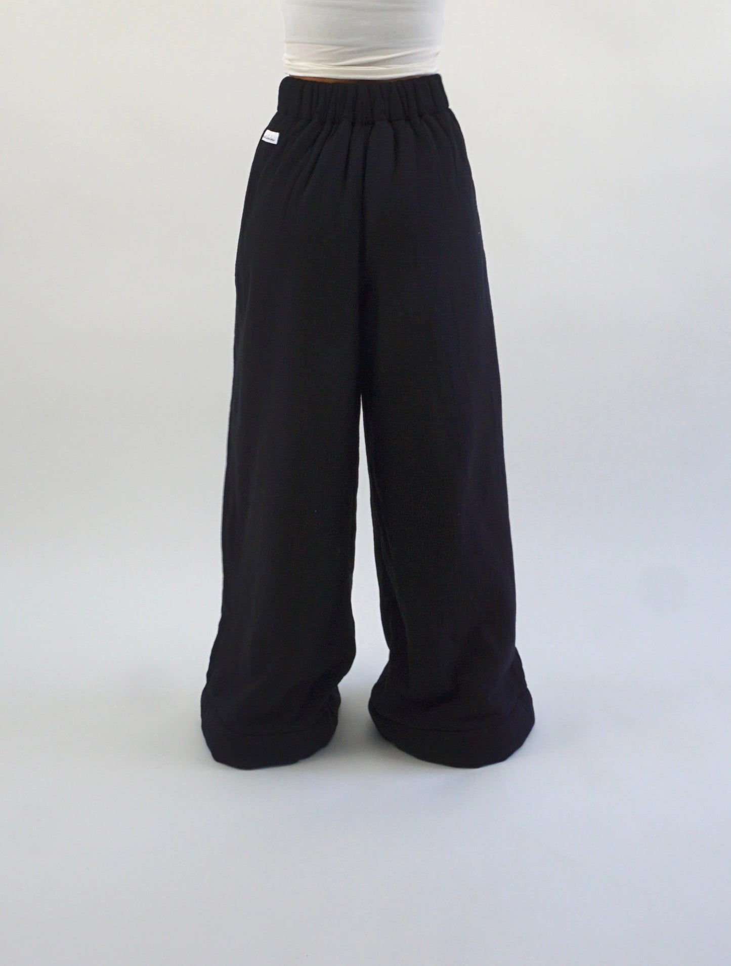 Homebody Regular Blanket Pants - Black