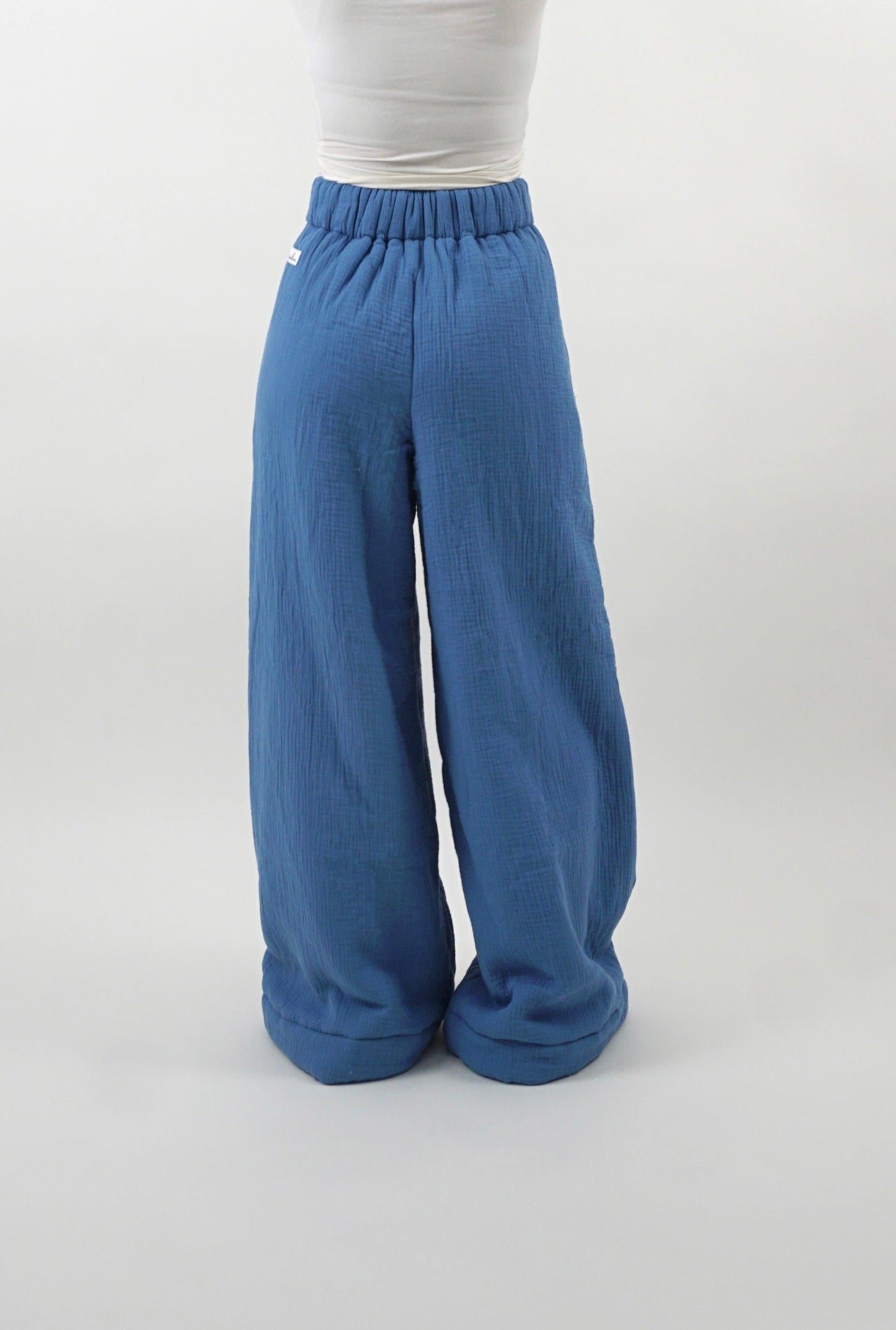 Homebody Regular Blanket Pants - Blue - size s