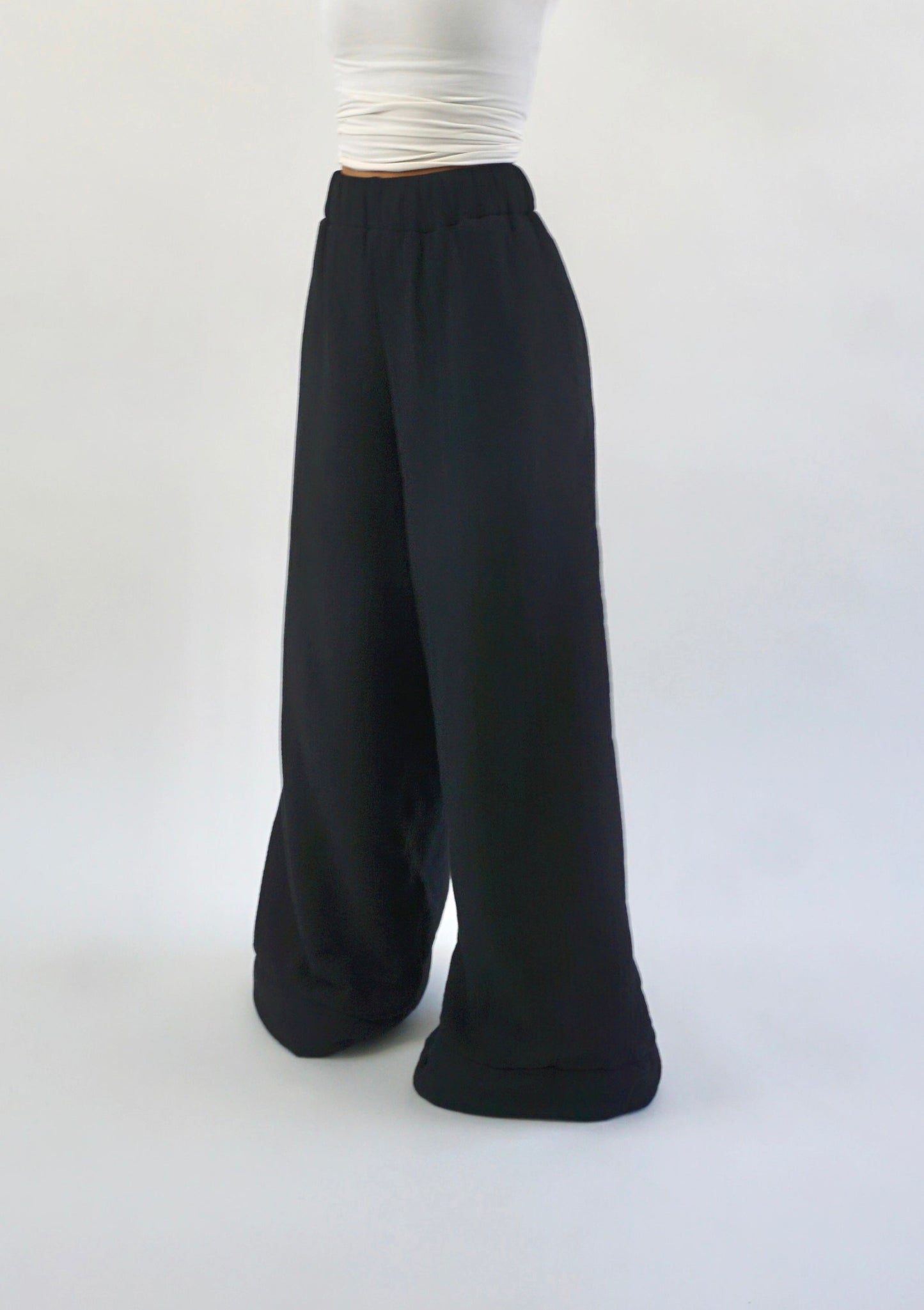 Homebody Regular Blanket Pants - Black
