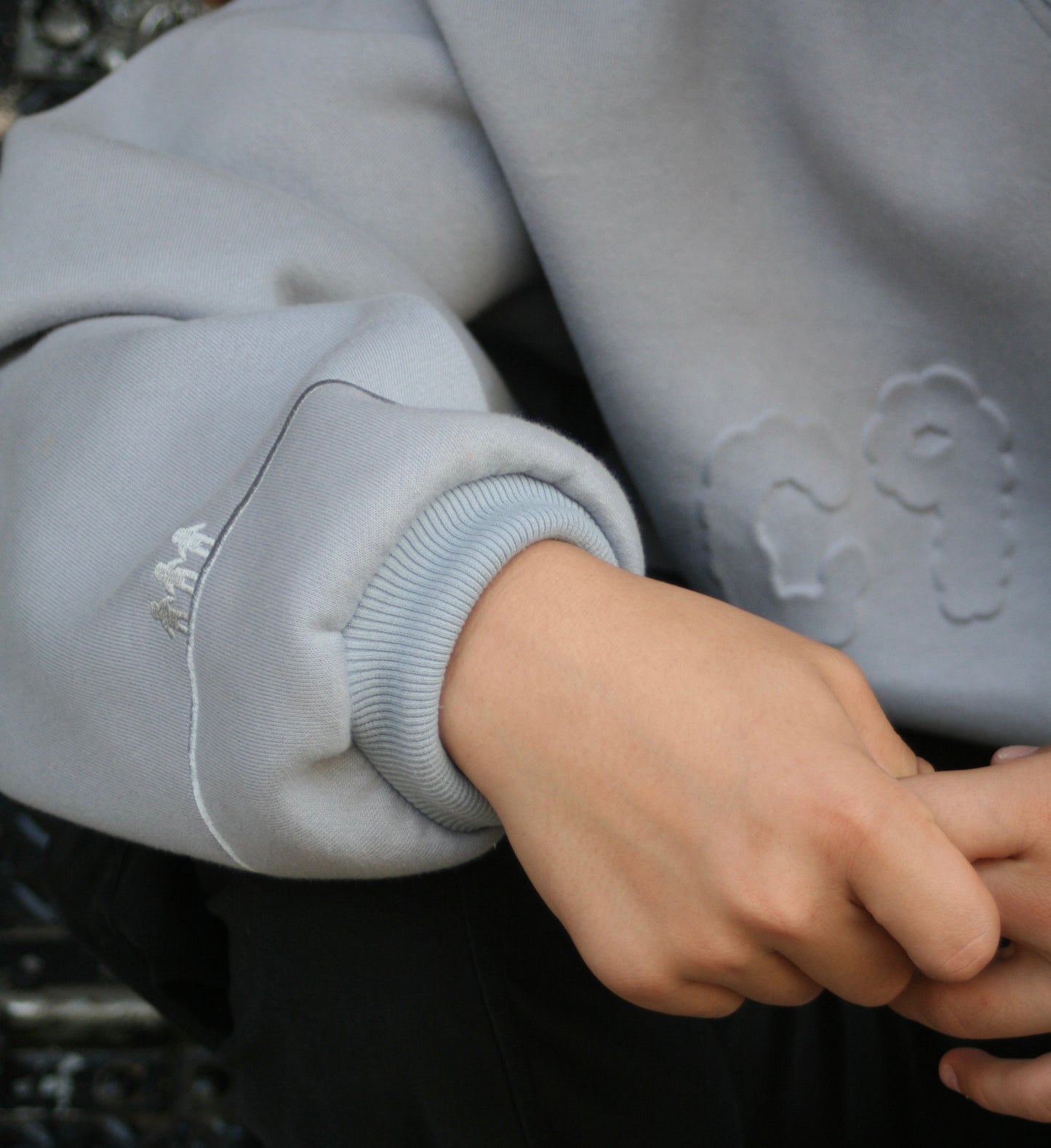 GREY Cloud N9ne Hoodie - SIZE MEDIUM