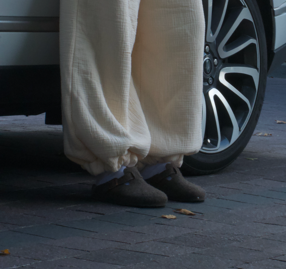 Homebody Low Rise Blanket Pants - Beige - Size Small